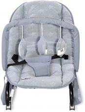 Шезлонг Lorelli Eliza Luxe Silver Blue STARS